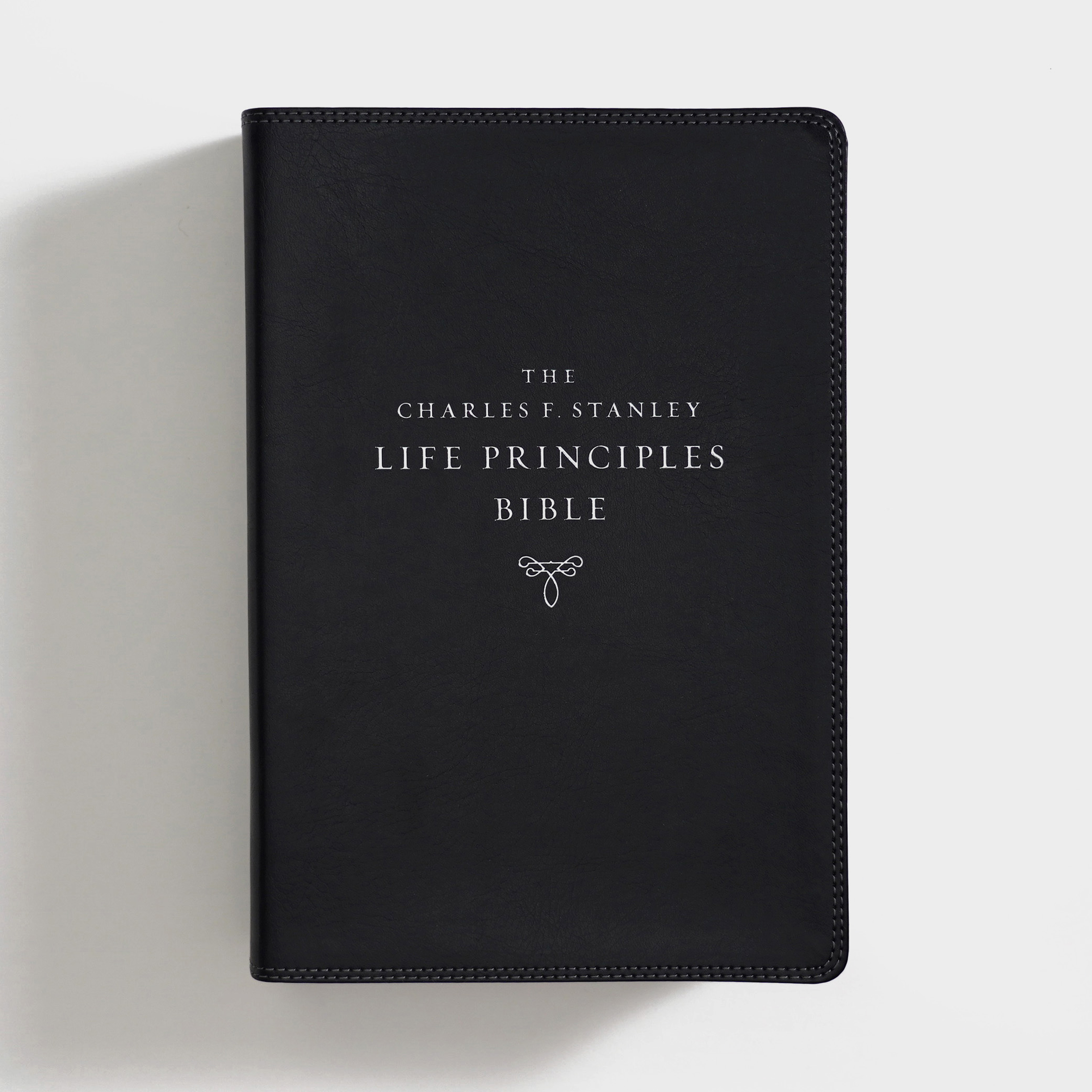 The Charles F. Stanley Life Principles Bible 2nd Edition, KJV - Black Leathersoft