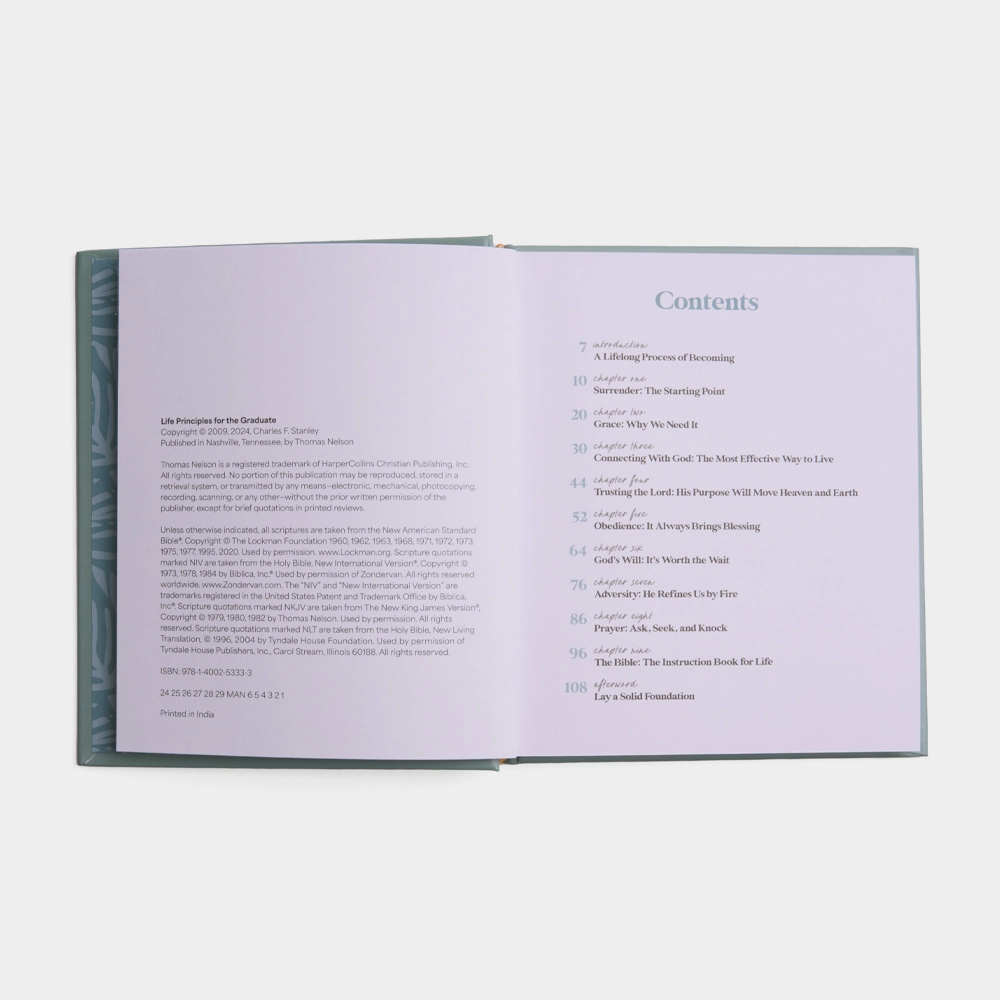 Life Principles for the Graduate