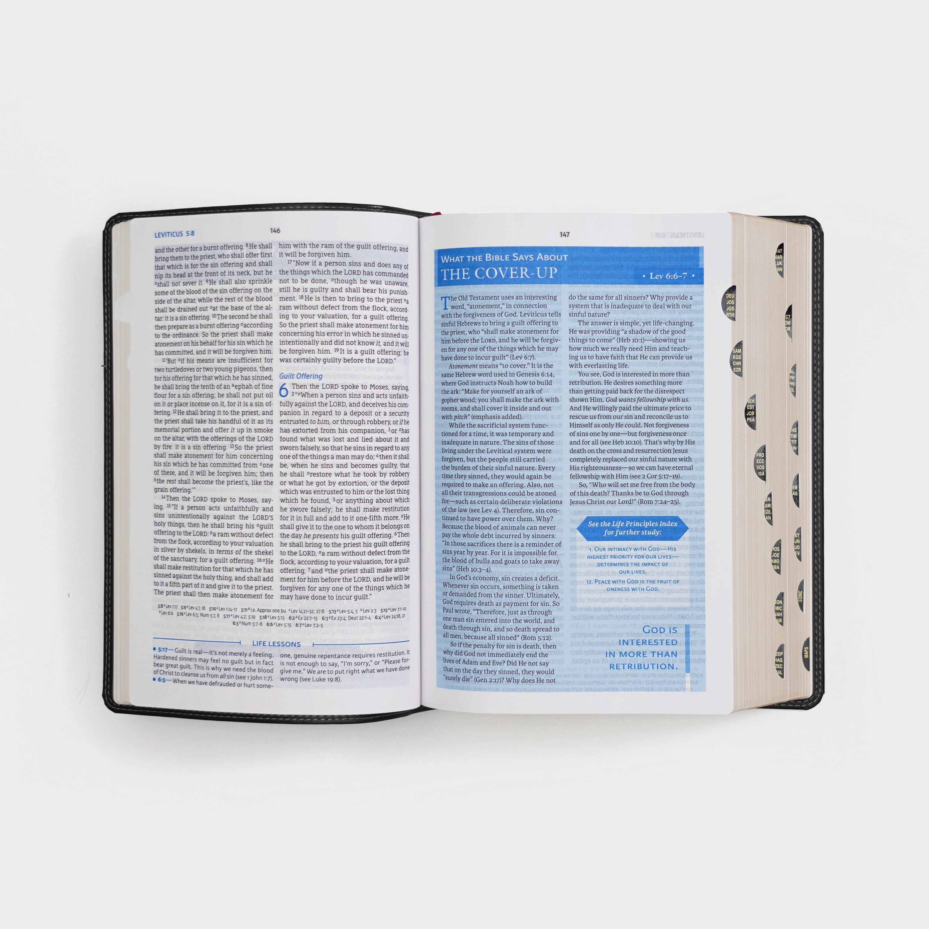 NASB Bible 2nd Edition Black Leathersoft Indexed