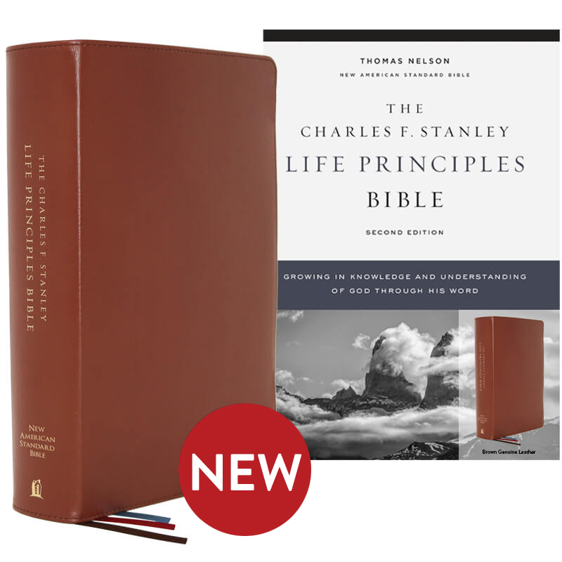 The Charles F. Stanley Life Principles Bible [Hardcover]