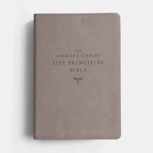 NASB Bible 2nd Edition (Comfort Print) Grey Beige
